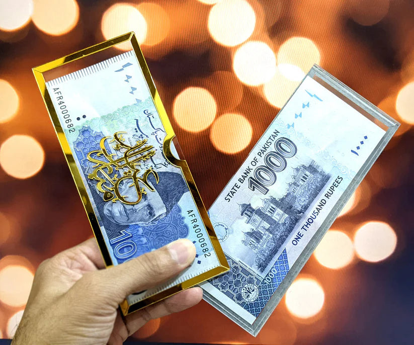Acrylic Plastic Eidi Envelopes – Eid Mubarak Gift Envelopes for Kids