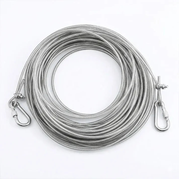 Premium Stainless Steel PVC Coated Clothesline – Heavy-Duty Rust-Resistant Drying Wire