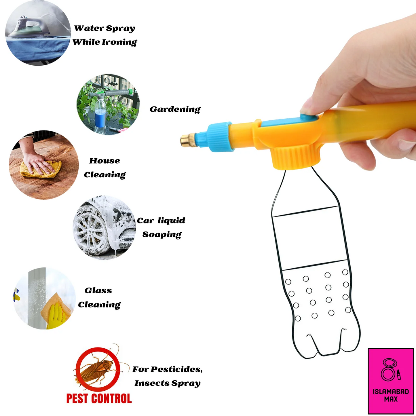 Power Pressure Rocket Sprayer
