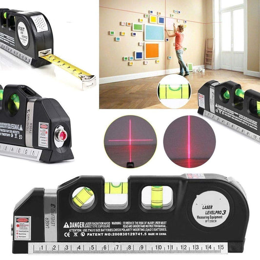 Professional 5-in-1 Laser Level with Ruler, Scale & Triple Spirit Level👌