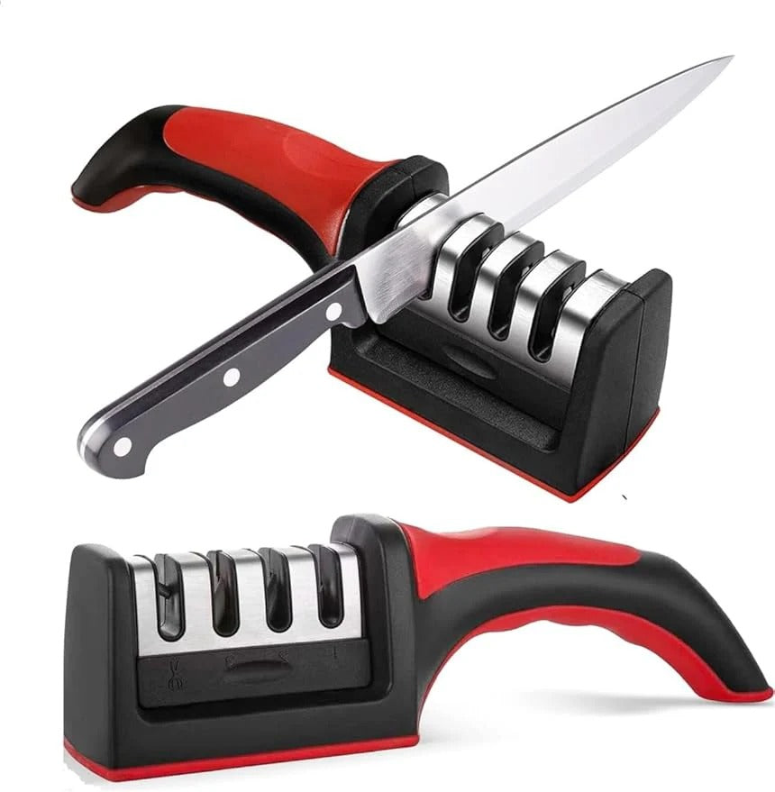 3-in-1 Knife Sharpener - For MEAT & Vegetable knife