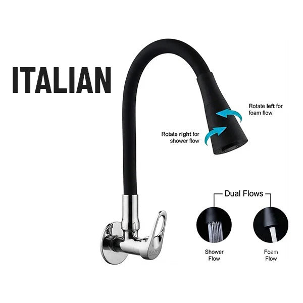 360° Bendable Silicone Faucet Nozzle – Jet & Soft Stream