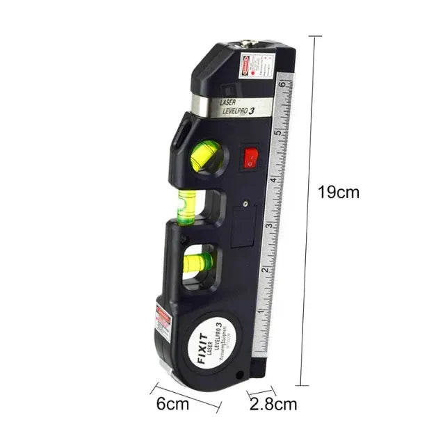 Professional 5-in-1 Laser Level with Ruler, Scale & Triple Spirit Level👌