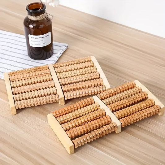 Wooden Pain Relief Foot Massager