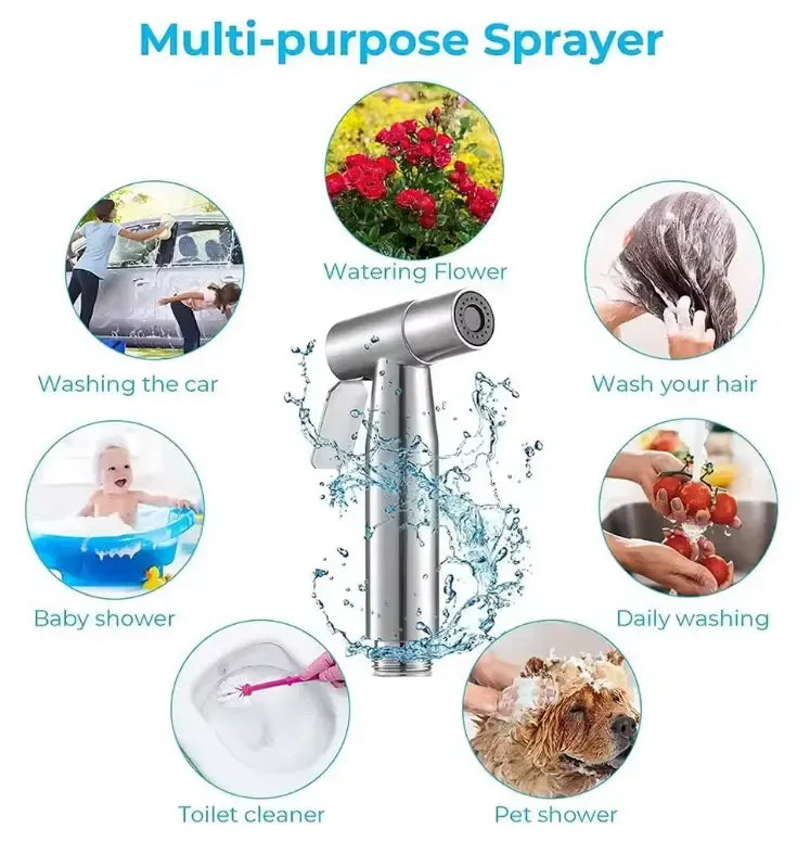Premium Quality-Stainless Steel 304 Muslim Shower Set